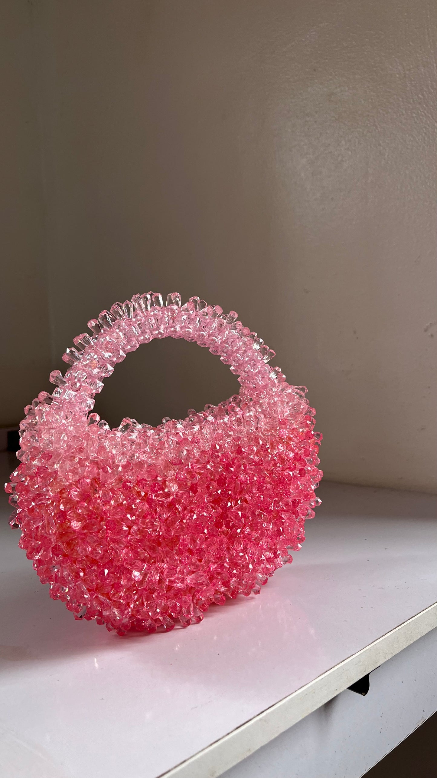 Spiky sunset bag- Blush Bloom