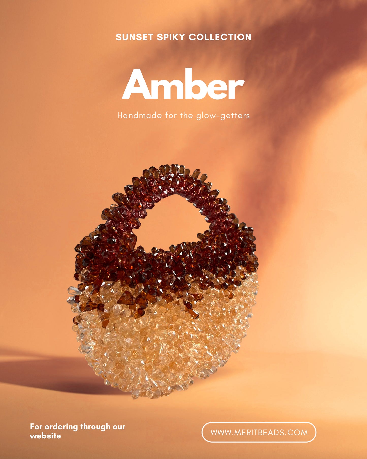 Sunset spiky bag- Amber