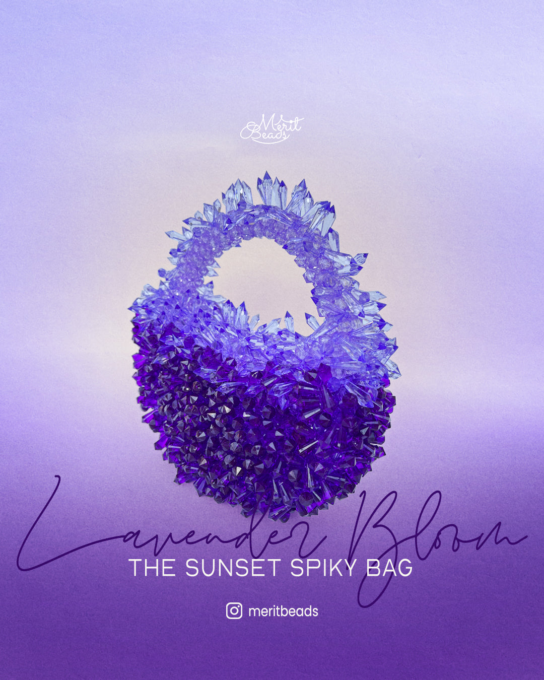 The Sunset Spiky Bag
