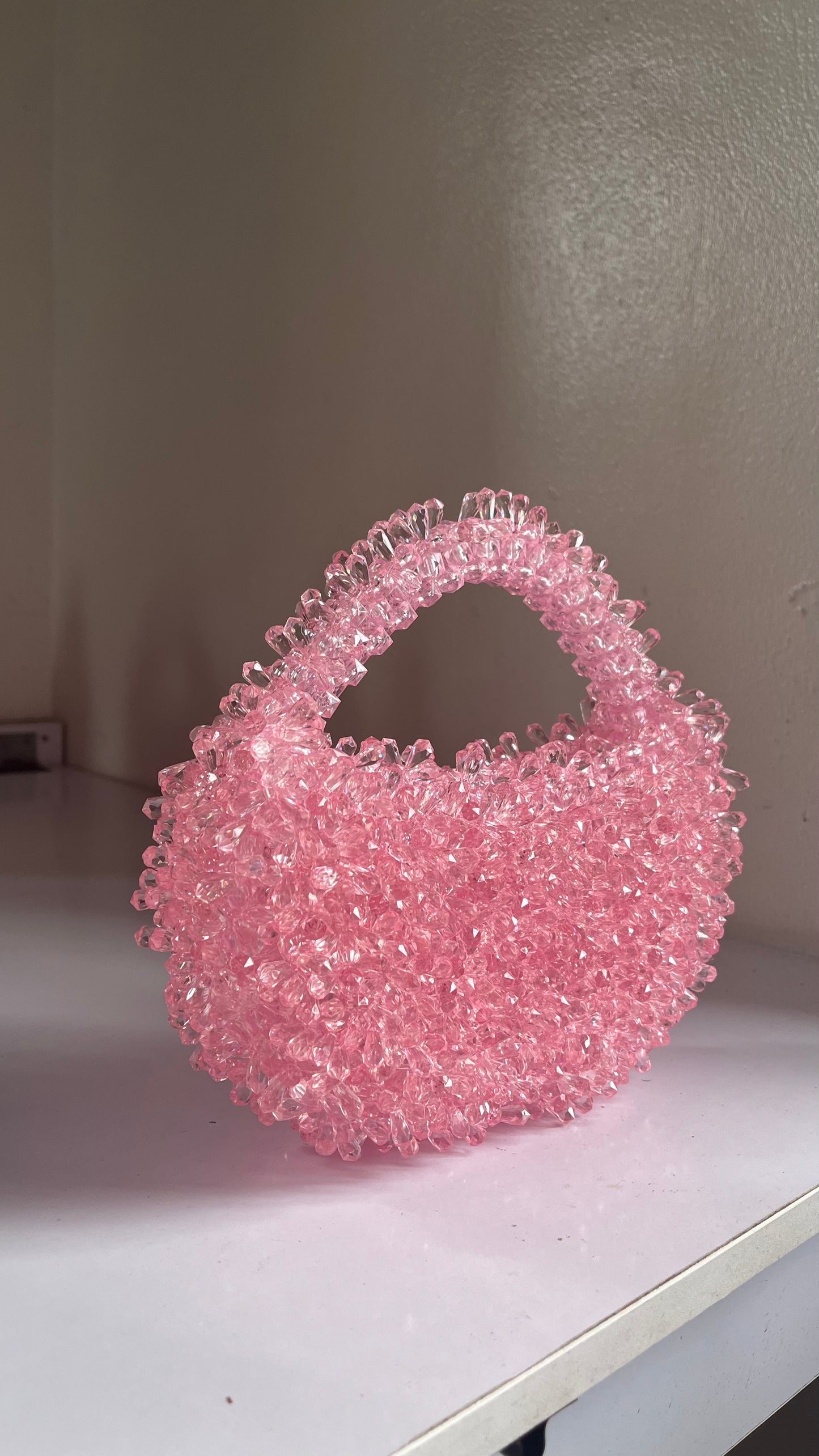 Sunset spiky bag- Cotton candy