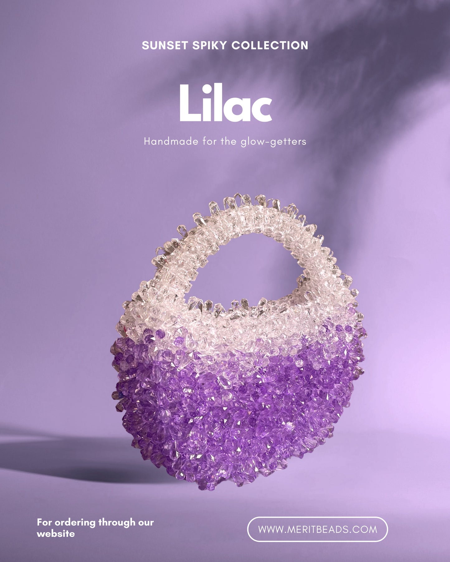 Sunset spiky bag- Lilac