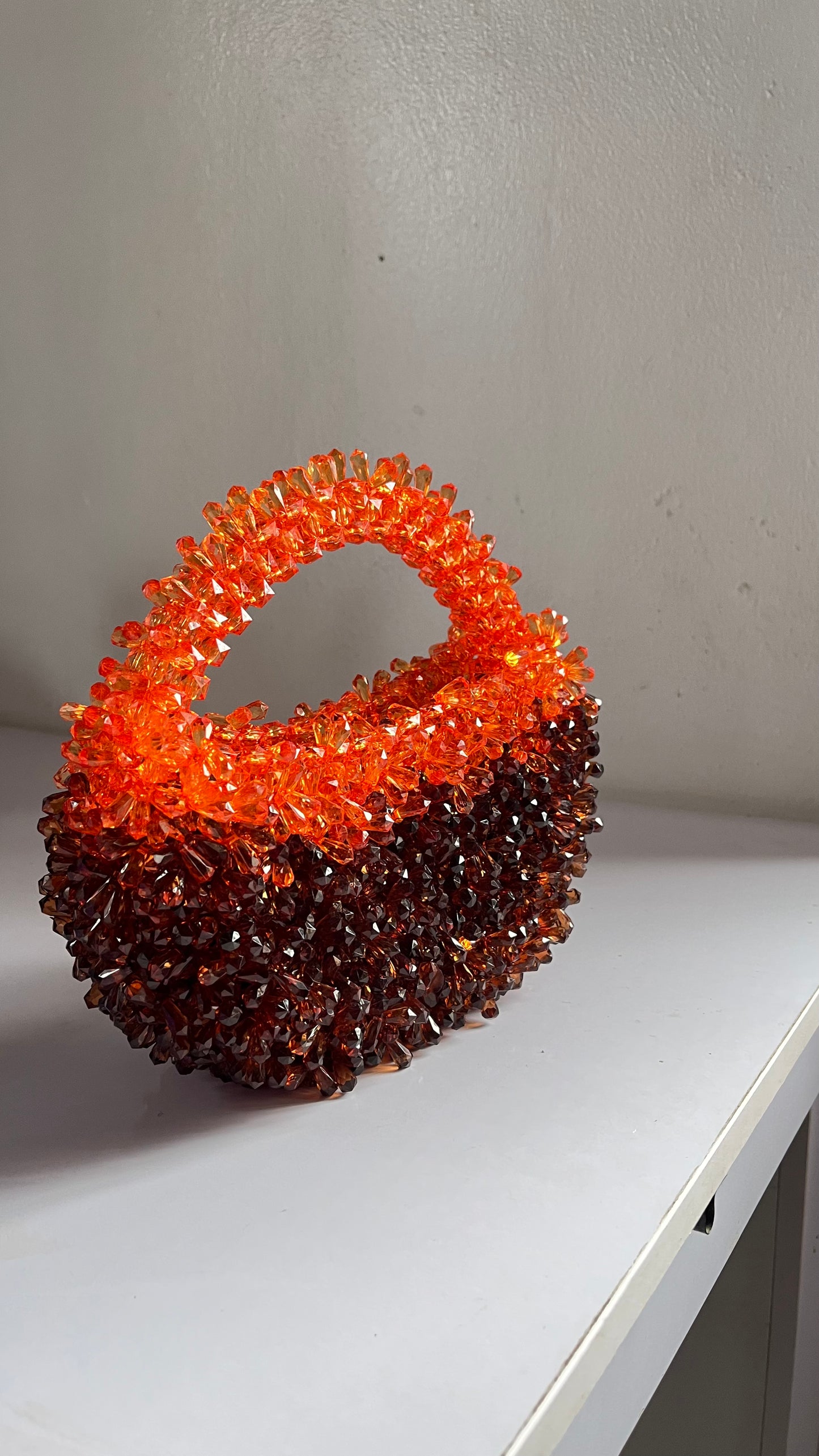 Sunset spiky bag- Burnt Honey