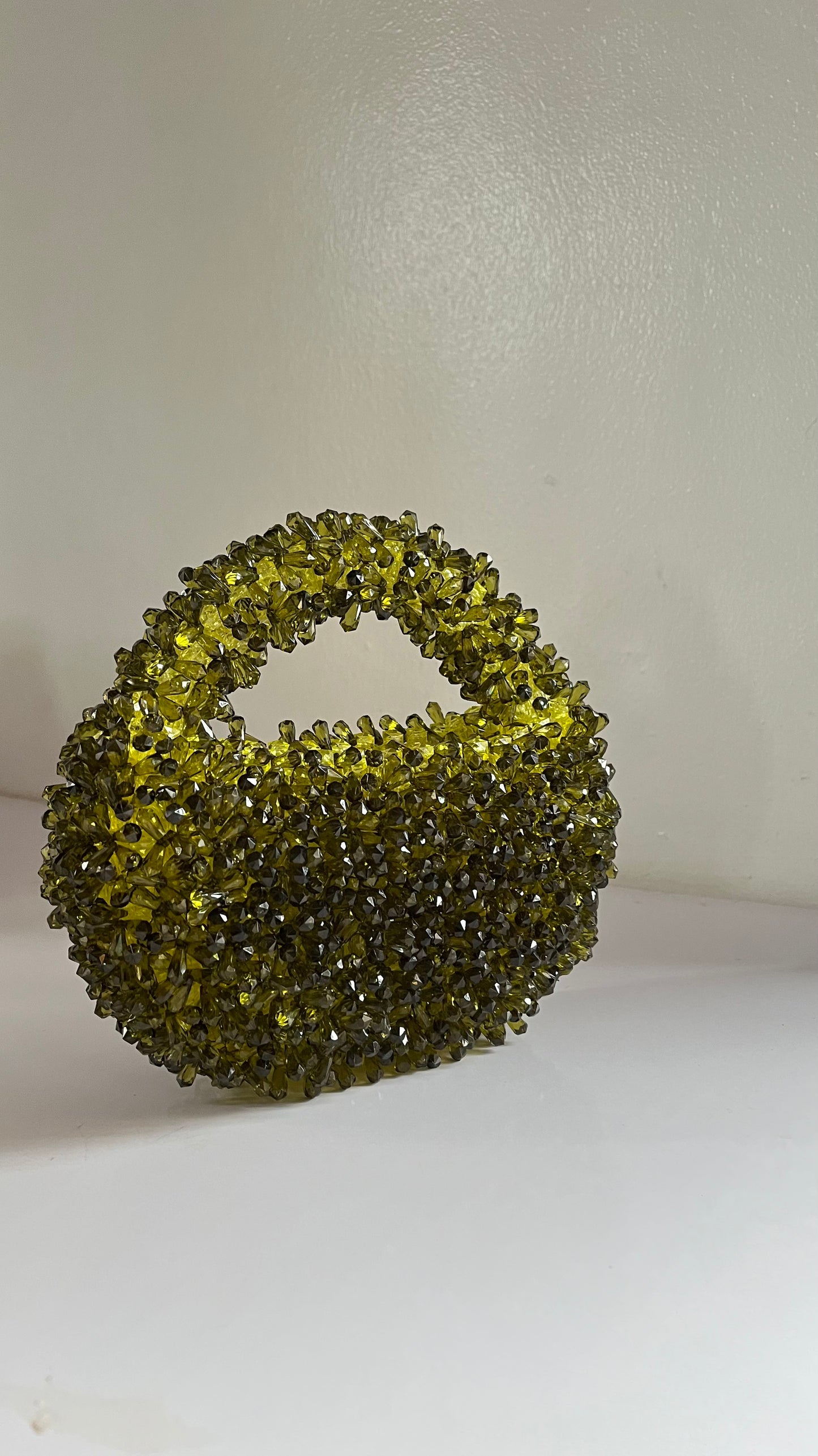 The Sunset Spiky Bag- Olive